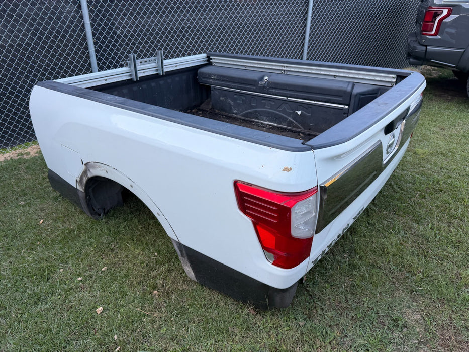 2016 2017 2018 2019 NISSAN TITAN XD PLATINUM RESERVE BED ASSEMBLY 6.5FT WHITE