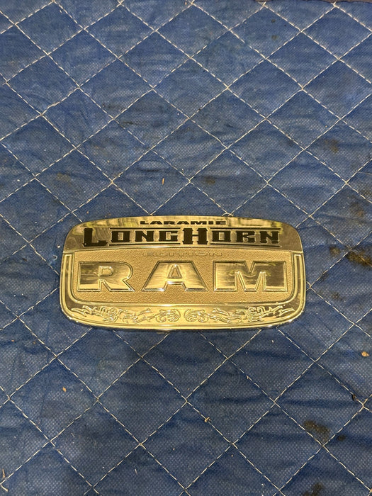DODGE RAM LARAMIE LONGHORN TAILGATE TAIL GATE EMBLEM BADGE OEM