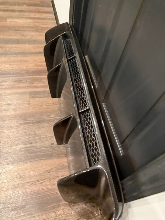 2017 2018 AUDI R8 CARBON FIBER REAR DIFFUSER OEM GENUINE 4S0807521D