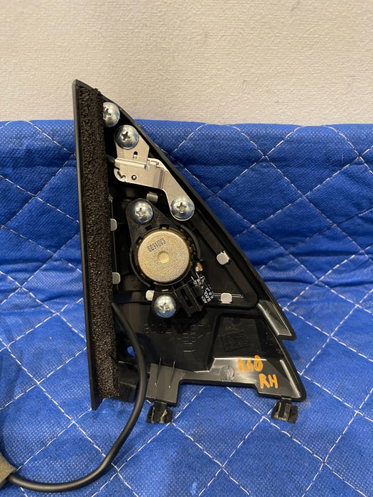2017 INFINITI Q50 RED SPORT FRONT LEFT RIGHT DOOR TWEETER SPEAKER COVER OEM