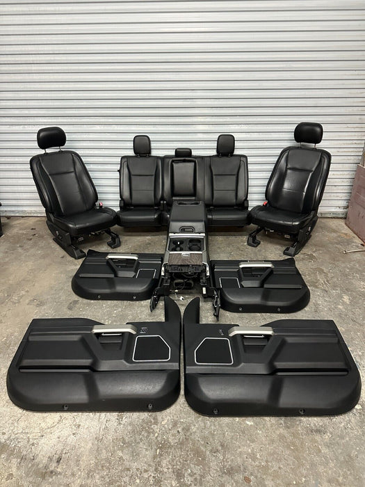 2019 FORD F250 F350 F450 LARIAT INTERIOR SEATS DOOR PANELS CONSOLE OEM