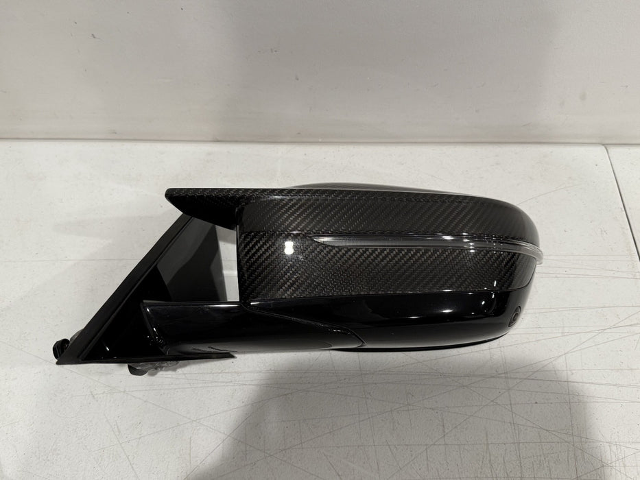 2024 BMW M3 M4 G80 G82 RIGHT CARBON FIBER MIRROR W BLIND SPOT OEM