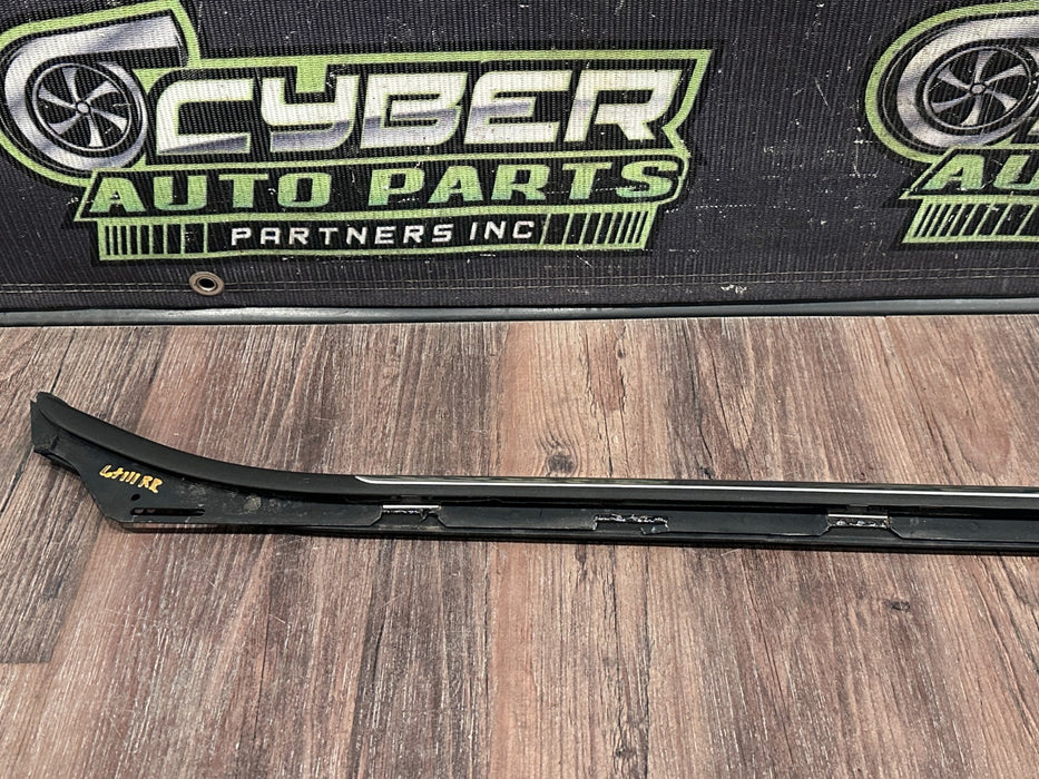 2017-2019 FORD F250 F350 F450 REAR LEFT RIGHT CHROME DOOR WINDOW BELT OEM