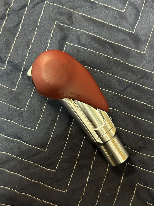 2018 PORSCHE 718 982 BOXTER S AUTOMATIC SHIFT KNOB RED LEATHER PDK OEM
