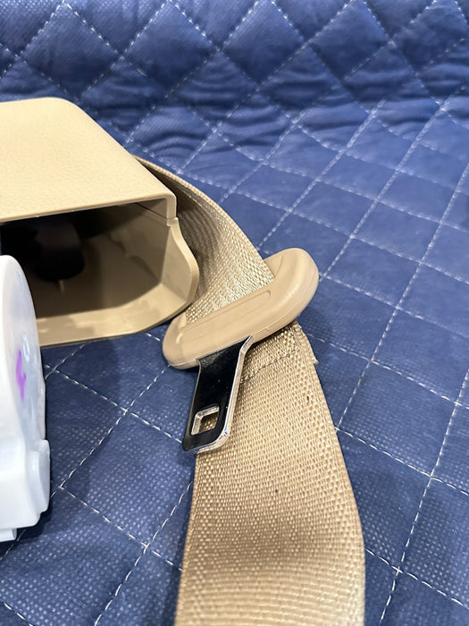 2017-2019 FORD F250 F350 LARIAT TAN REAR LEFT MIDDLE RIGHT SEATBELTS OEM