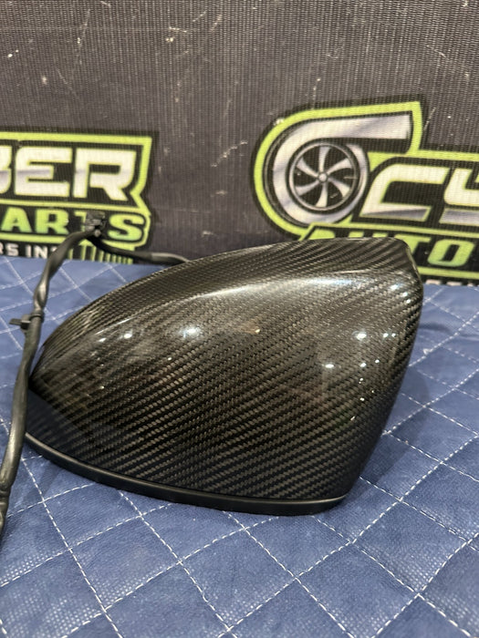 2017-18 AUDI R8 PLUS FRONT LEFT DRIVER DOOR MIRROR ~CARBON FIBER~