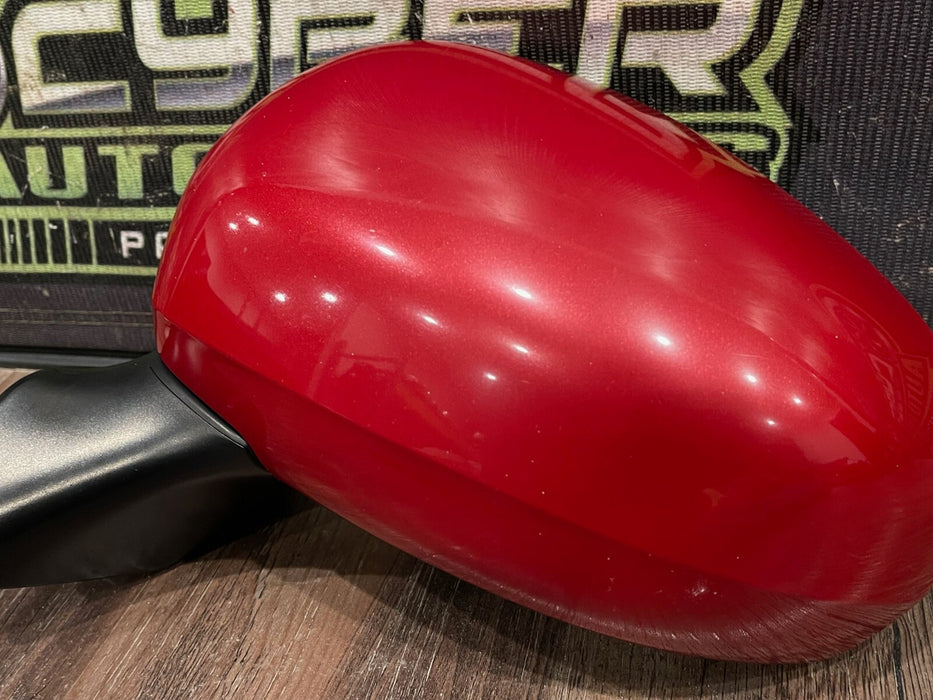 2014 TOYOTA PRIUS V DRIVER LEFT SIDE VIEW HEATED DOOR MIRROR W/RED CAP COVER OEM