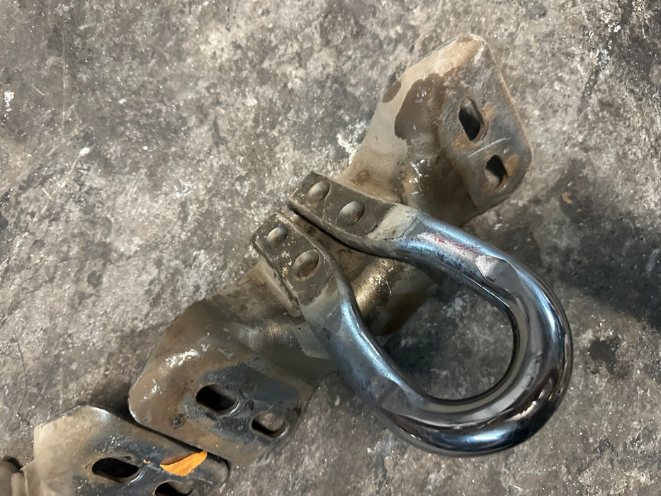 2017 2024 FORD F250 F350 SUPERDUTY FRONT BUMPER LEFT & RIGHT TOW HOOKS OEM