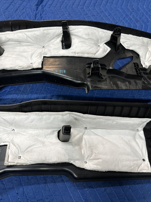 2019 FORD F250 PLATINUM REAR LEFT RIGHT PAIR C-PILLAR TRIM PANEL OEM ~SCRATCHES~