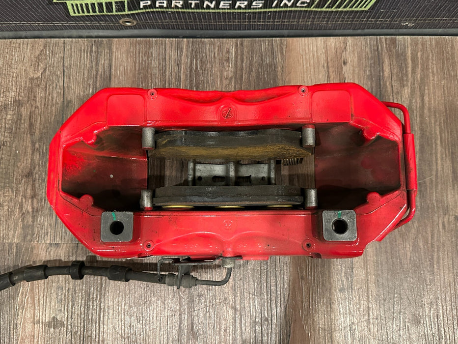 2021 AUDI R8 FRONT LEFT RED CARBON CERAMIC BRAKE CALIPER OEM *MINT CONDITION!*