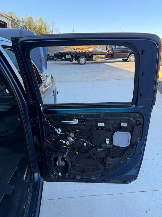 2021 RAM 2500 3500 PASSENGER REAR DOOR BLUE PAINT CODE - PPX 2019 2020 2021 2024