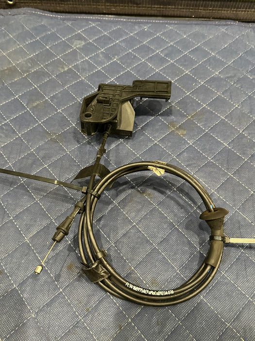 2019 FORD F150 3.5L RAPTOR HOOD RELEASE W CABLE OEM FL3416B975ACF