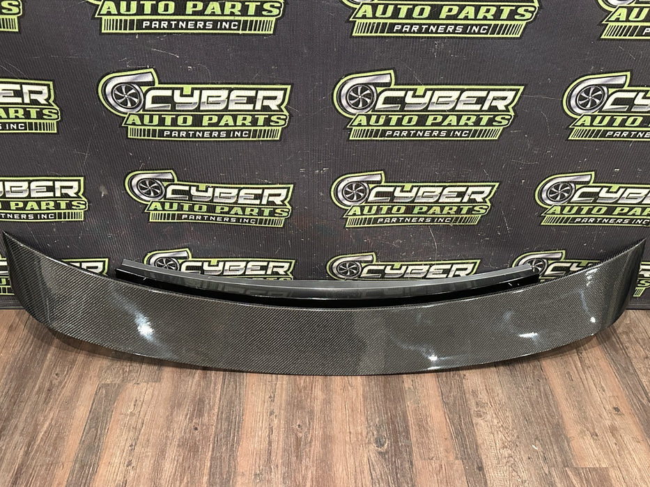 2012 AUDI R8 AFTER MARKET CARBON FIBER DECK SPOILER WING ASSEMBLY OEM *READ*