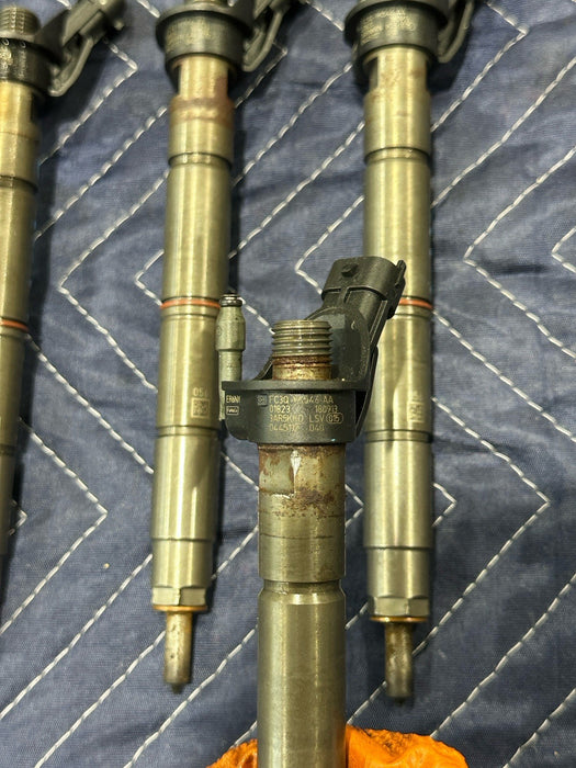 2017-2019 FORD F350 F450 SUPERDUTY DIESEL FUEL INJECTORS (8) OEM FC3Q-9K546 58K
