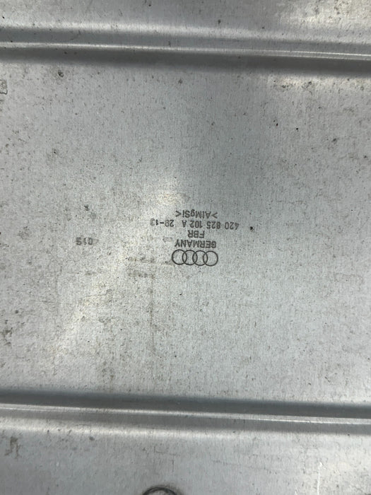 2014 AUDI R8 OEM CENTER UNDERBODY SKID PLATE SPLASH SHIELD PANEL 420 825 102 A