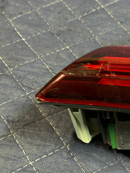 2015-2020 BMW M4 F82 COUPE LEFT INNER TRUNK TAIL LIGHT 63219491590 ~LENS CHIPPED