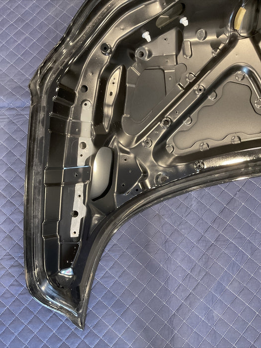 2013 INFINITI G37S COUPE REAR TRUNK DECK LID BLACK COMPLETE OEM~SCRATCHES~