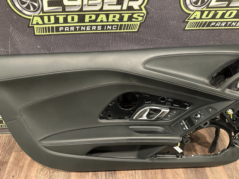 2017 AUDI R8 SPYDER PLUS DRIVER LEFT DOOR PANEL TRIMS OEM 4S7 867 105