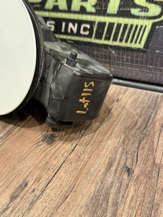 2014 PORSCHE 911 TURBO S 991 WHITE GAS FUEL LID CAP ASSEMBLY OEM