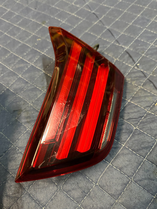 2015-2020 BMW M4 F82 COUPE LEFT INNER TRUNK TAIL LIGHT 63219491590 ~LENS CHIPPED
