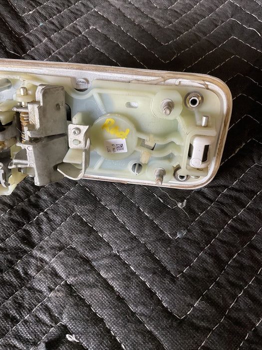 2017 2018 FORD F250 F350 F450 PLATINUM REAR RIGHT DOOR HANDLE PEARL WHITE OEM