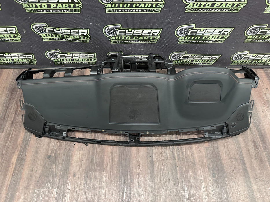 2017 NISSAN TITAN XD RESERVE BLACK LEATHER DASH DASHBOARD W BAG OEM