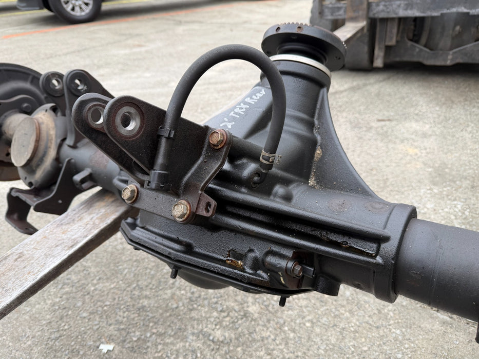 2021 RAM 1500 TRX 6.2L REAR AXLE ASSEMBLY 35K MILES *BENT* 4X4 3.55 RATIO