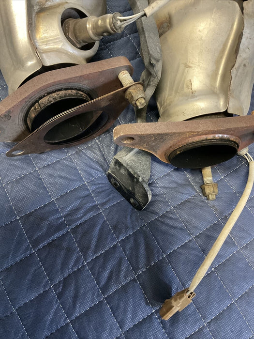 2017 INFINITI Q50 RED SPORT 400 OEM LEFT RIGHT PAIR LOWER MUFFLER EXHAUST PIPE