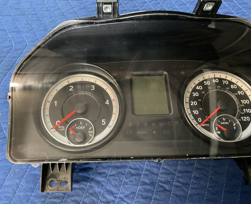 2017 DODGE RAM 3500 SPEEDOMETER INSTRUMENT GAUGE CLUSTER 68302607AC 167K MILES