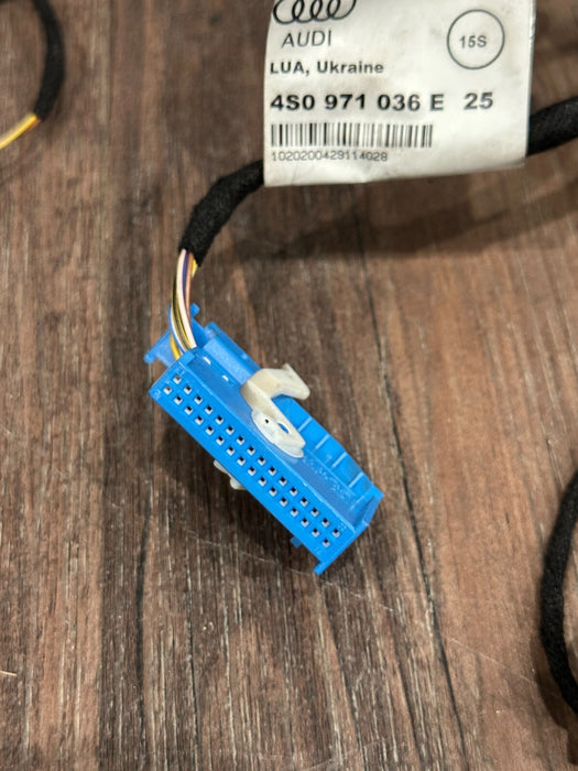 2021 AUDI R8 PASSENGER RIGHT DOOR WIRING HARNESS OEM 4S0 971 036 E