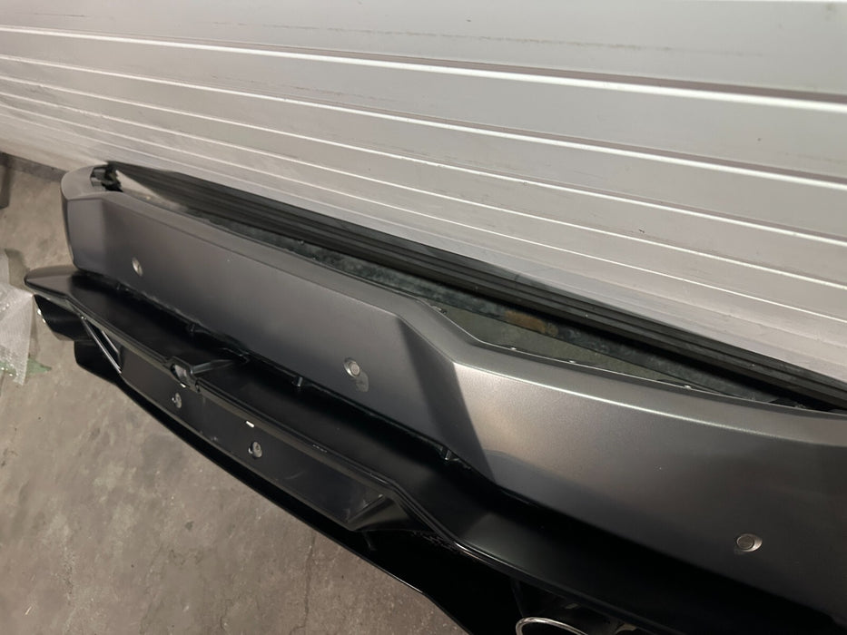 2015-2019 LAMBORGHINI HURACAN 610-4 COMPLETE REAR BUMPER GRIGIO TITANS (0131)