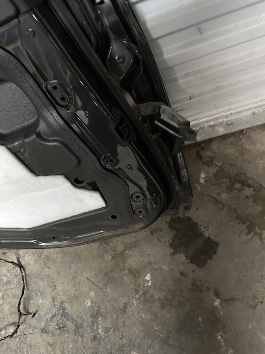 2011 BMW 550i F10 5 SERIES REAR LEFT DOOR GRAPHITE METALLIC (A90)~MINOR SCUFFS~