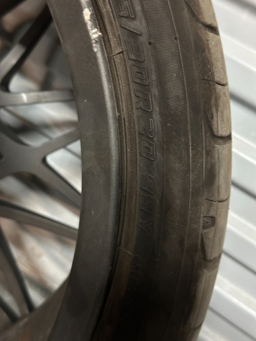 2015-2020 BMW M4 F82 REAR WHEEL RIM TIRE 10X20 666M 285/30R20 2287501 ~READ~