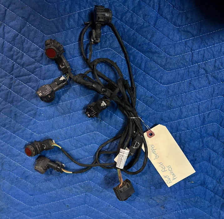 2020 BMW M8 COMPETITION F92 G16 OEM REAR PARKING SENSOR WIRING HARNESS ~DAMAGE~