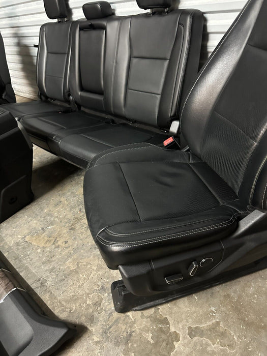 2019 FORD F250 F350 F450 LARIAT INTERIOR SEATS DOOR PANELS CONSOLE OEM