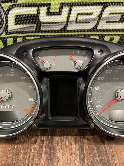 2012 AUDI R8 6SP GATED MANUAL INSTRUMENT GAUGE CLUSTER SPEEDOMETER 47,175 MILES