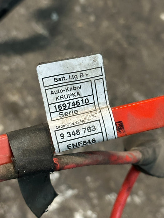 2020 BMW M4 F82 POSITIVE BATTERY CABLE W/TERMINAL JUNCTION BOX 61 12 9 348 763