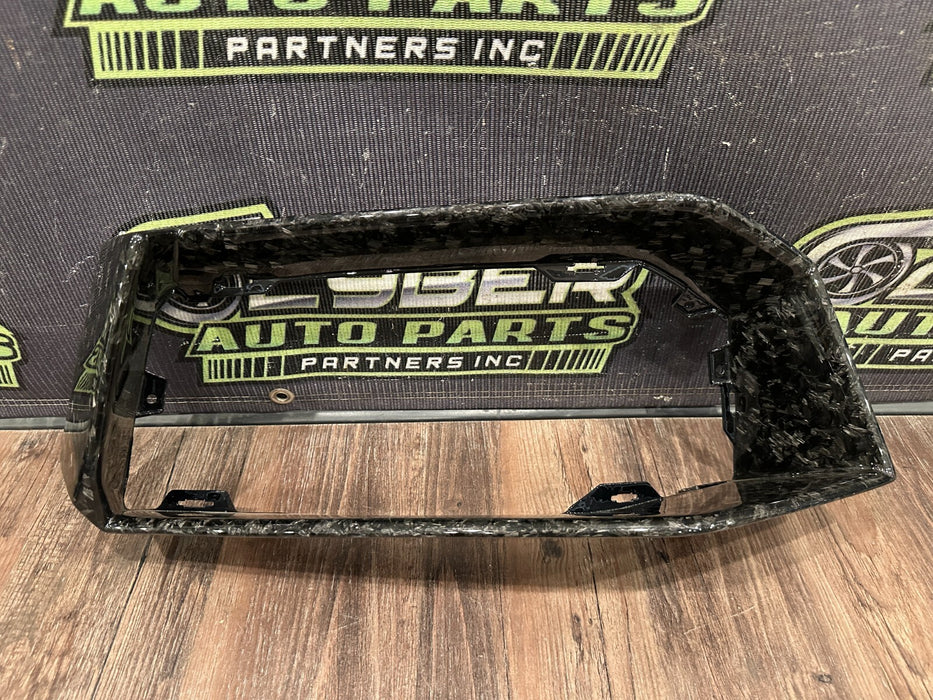 2012 LAMBORGHINI AVENTADOR FORGED CARBON FIBER OVERLAY (WRAP) TRIM SET OEM