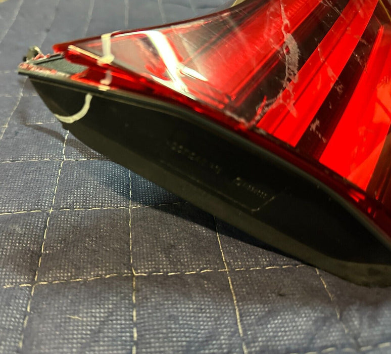 2015-2020 BMW M4 F82 COUPE LEFT INNER TRUNK TAIL LIGHT 63219491590 ~LENS CHIPPED