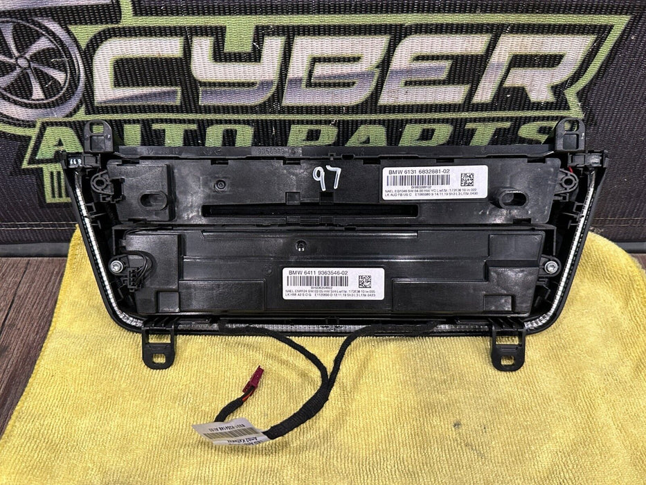 2020 BMW M4 F82 RADIO HVAC AC A/C HEAT CONTROL BEZEL PANEL W AMBENT LIGHTING OEM