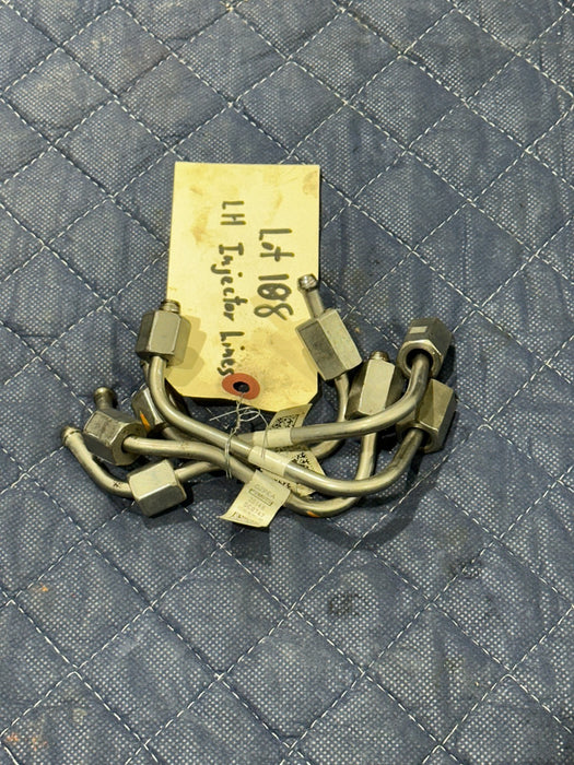 2020 FORD F250 F350 LEFT FUEL PIPE INJECTOR LINES (4) 55K MILES OEM LC3Q9F911AB