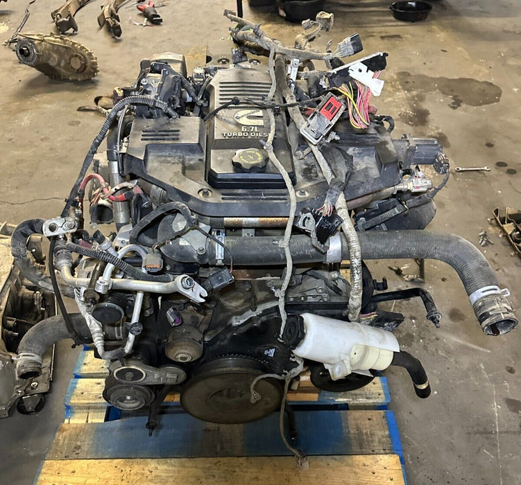 2017 RAM 2500 DIESEL ENGINE 6.7L CUMMINS 167K MILES OEM *DAMAGE TO BLOCK*