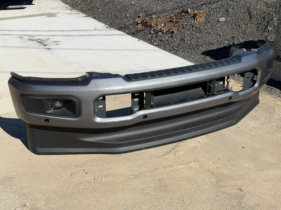 2023 2024 2025 2026 FORD F250 F350 CARBONIZED GREY FRONT BUMPER ASSEMBLY OEM