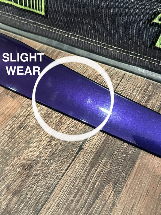 2014 2015 AUDI R8 RIGHT WINDOW BELT MOLDING OEM VELVET PURPLE *FLAWS 5-7*