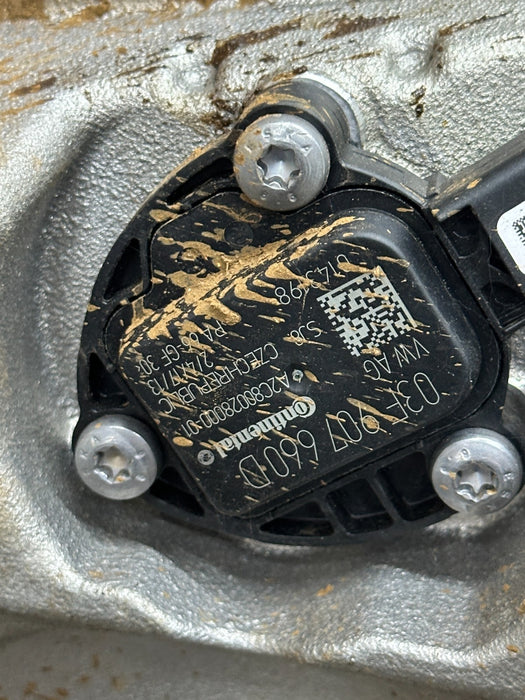 2012 2014 AUDI R8 OIL SUMP RESERVOIR TANK W/ SENSOR OEM 420 115 373 L