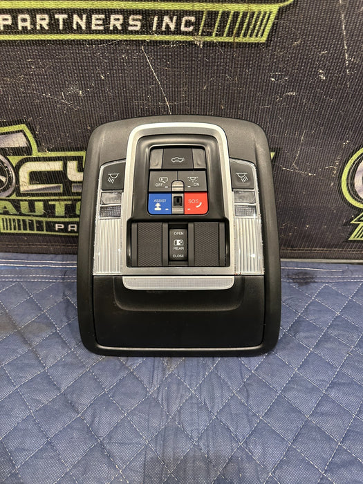 2024 DODGE RAM 3500 LARAMIE OVERHEAD CONSOLE SWITCH ASSEMBLY OEM 7KX241X7AA