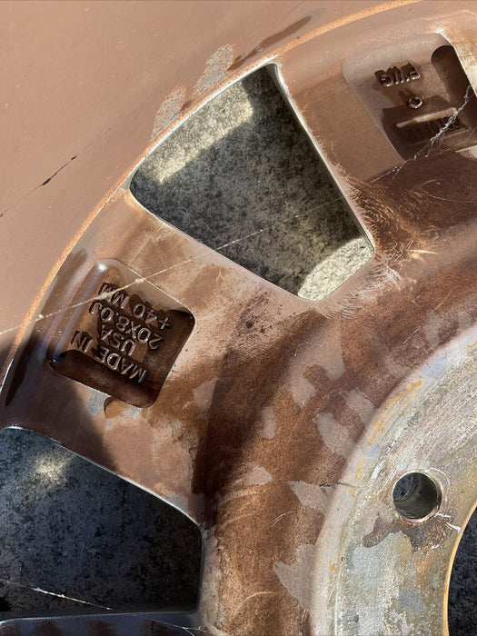 2017-2022 FORD F250 F350 F450 PLATINUM OEM WHEEL RIM (1) 20X8 *CURBRASH*