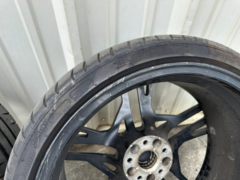 2021 AUDI R8 PERFORMANCE AWD FRONT WHEELS RIMS TIRES OEM GENEUINE 20X8.5