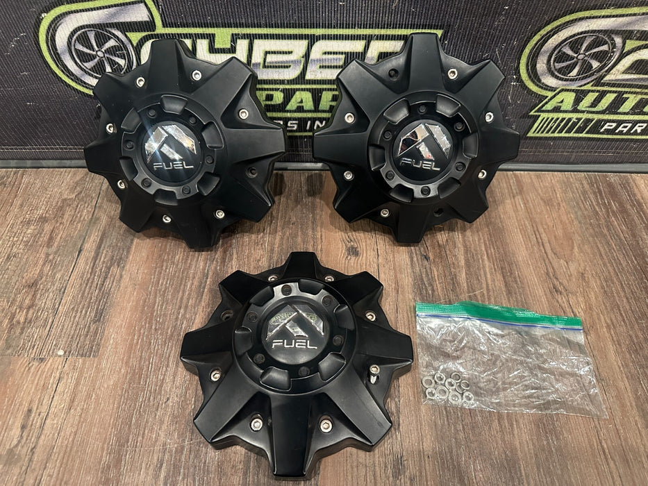 2005-2025 FORD F250 FUEL WHEEL HUB CENTER CAPS (3) OEM