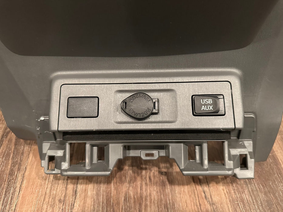 2014 TOYOTA PRIUS V CENTER DASH USB/12V OUTLET PANEL TRIM OEM 55434-47040
